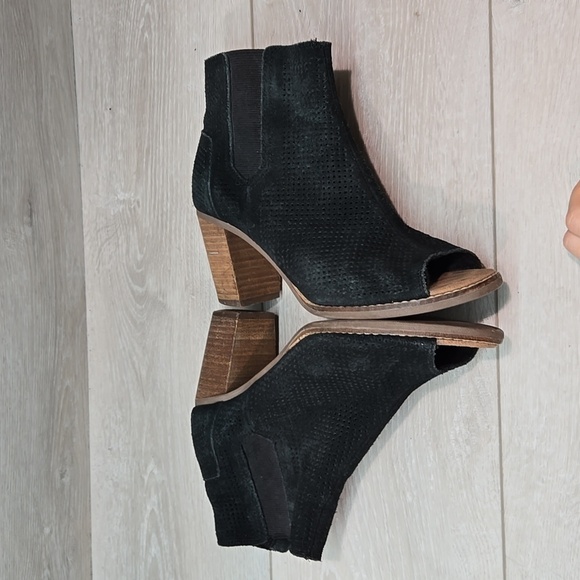 Toms Women Majorca Open Toe Heels boots shoes sz 7 - Picture 10 of 11